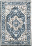 Elise rug in Navy/Ivory