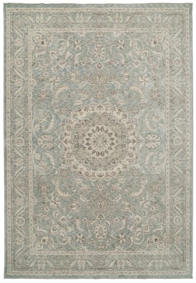 Santana area rug in Blue/Beige