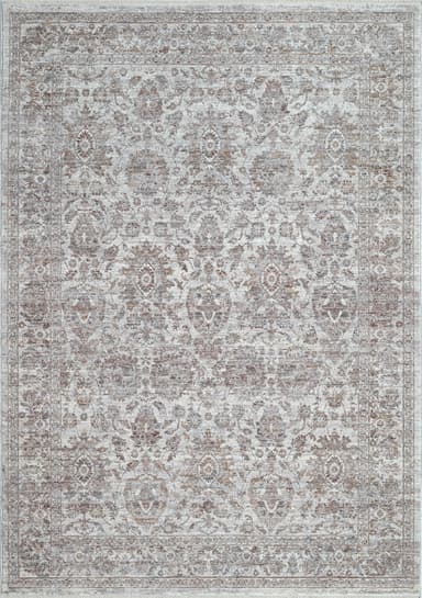 Patara area rug in Silver/Rust/Multi