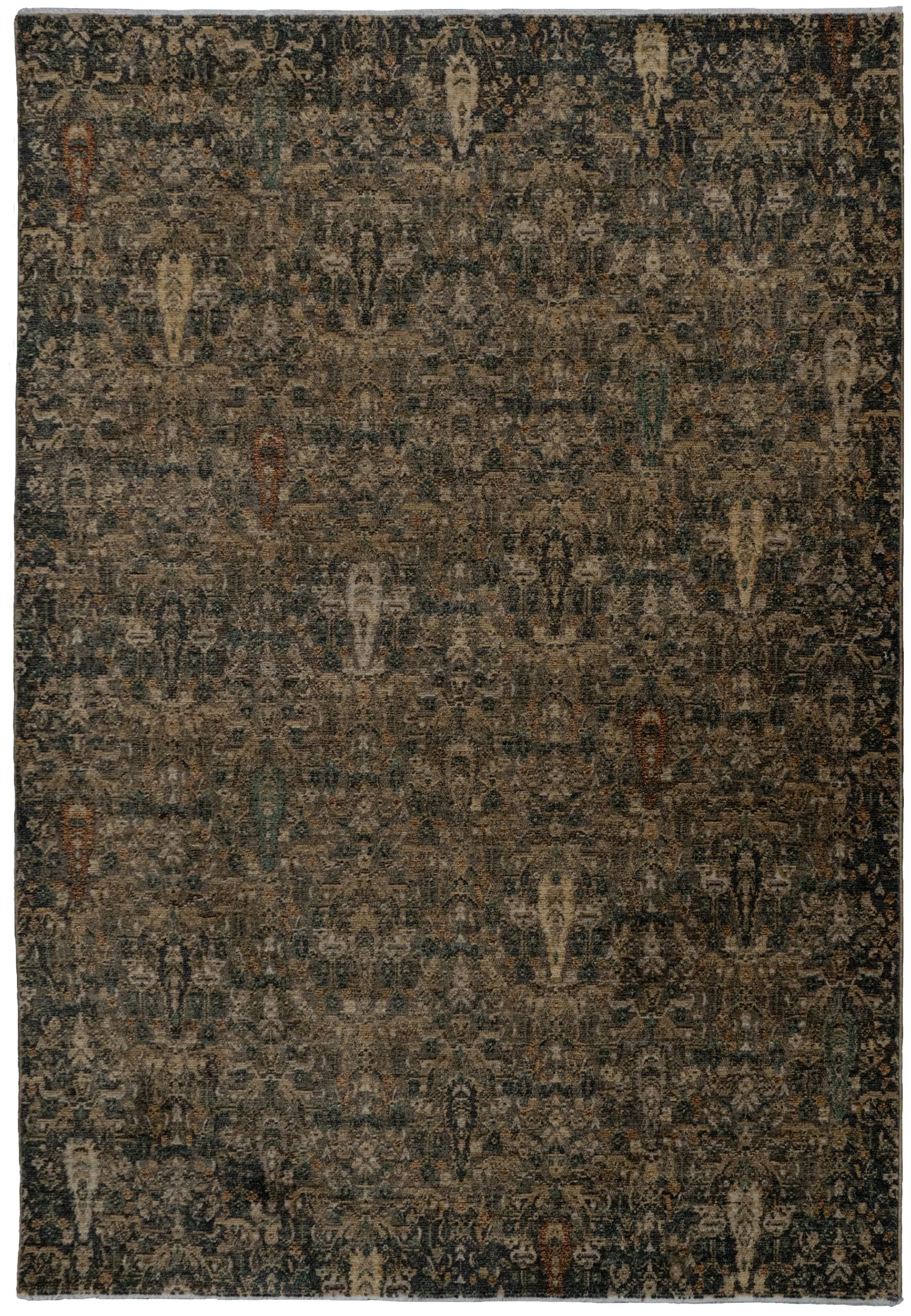 Swallowtail Black/Ivory/Multi rug