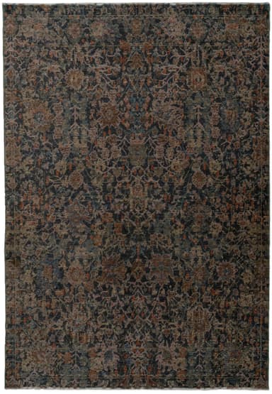 Atlanta area rug in Navy/Multi