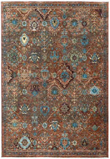 Atlanta area rug in Red/Blue/Multi