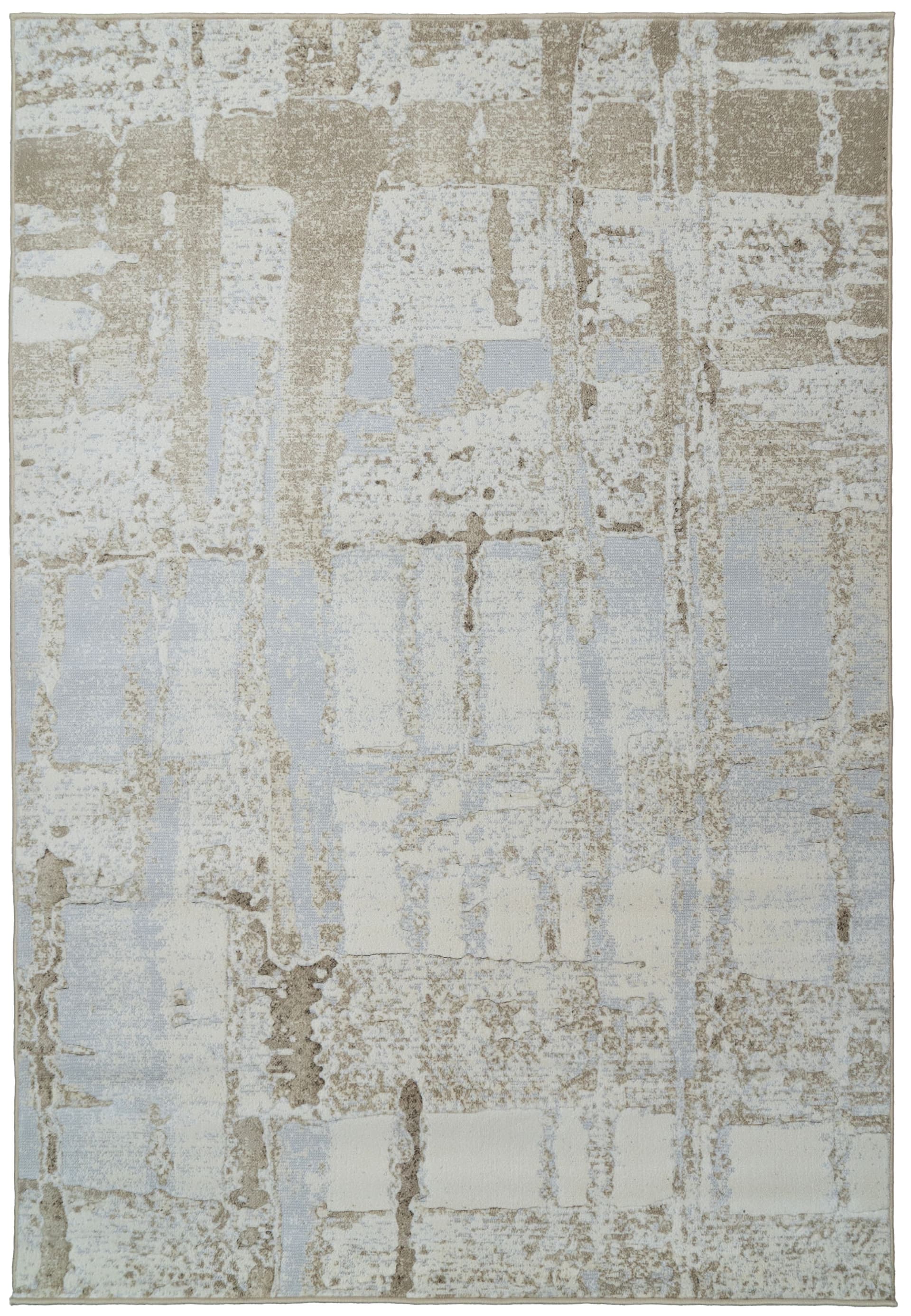 Basketweave Ivory rug