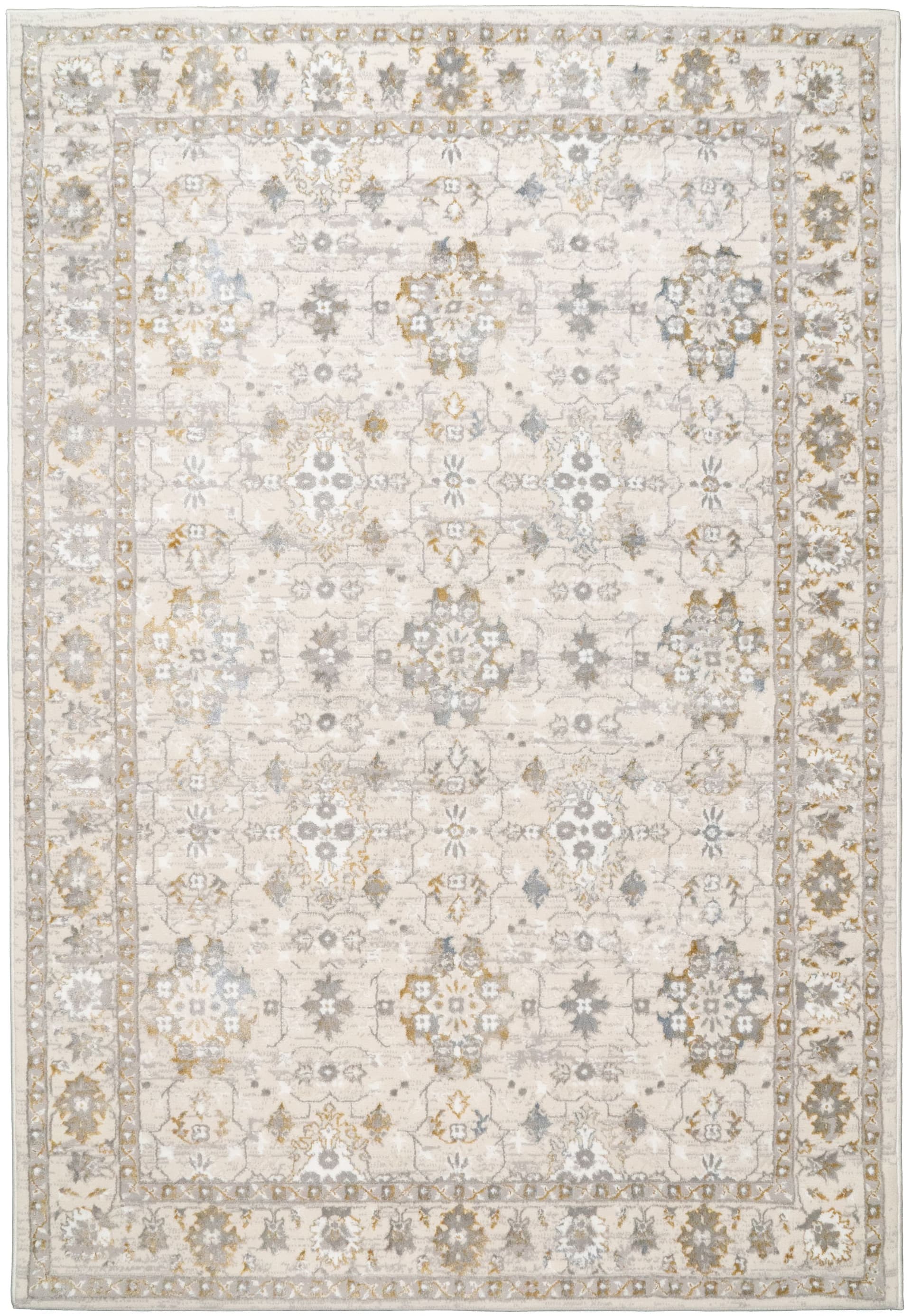 Ashford Azure Ivory/Grey/Blue area rug