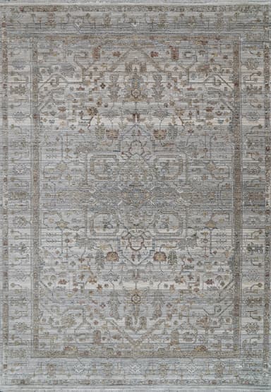 Trevi area rug in Grey/Cream