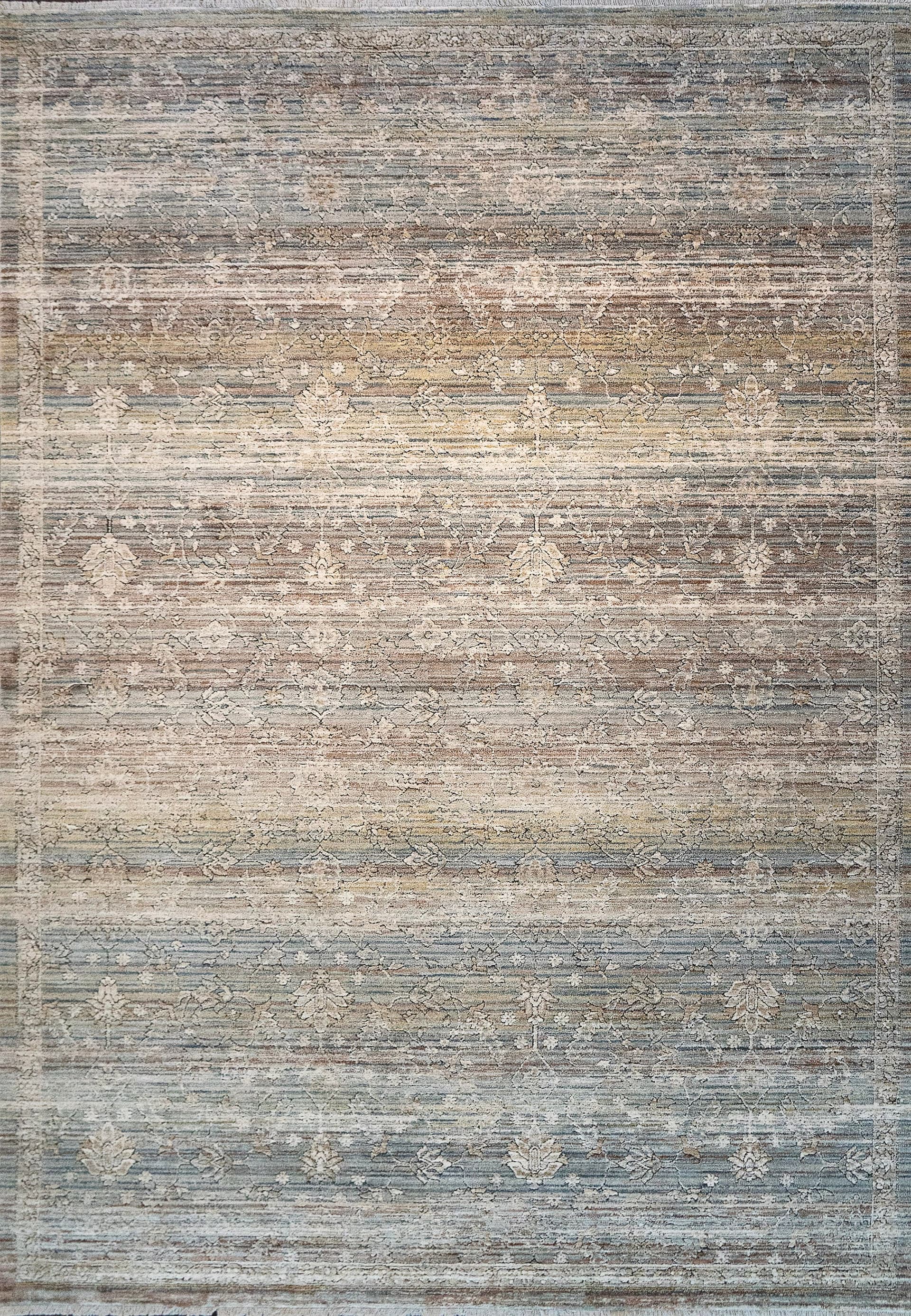 Cardinal Trevi Beige/Cream/Blue area rug