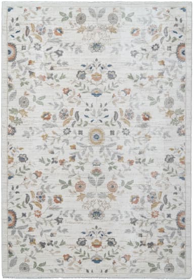 Botanica area rug in Ivory/Multi