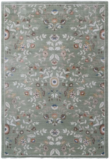 Botanica area rug in Olive/Multi