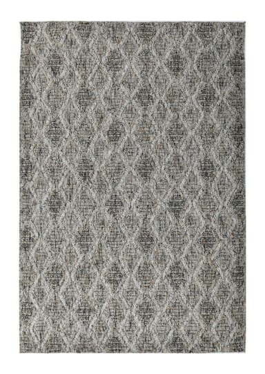 Leon area rug in Grey/Beige