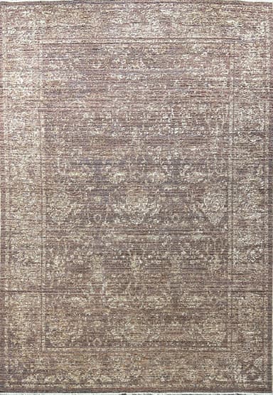 Kyra area rug in Rust