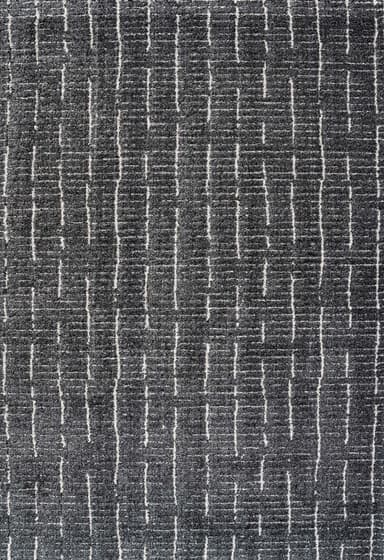 Masai area rug in Black/White