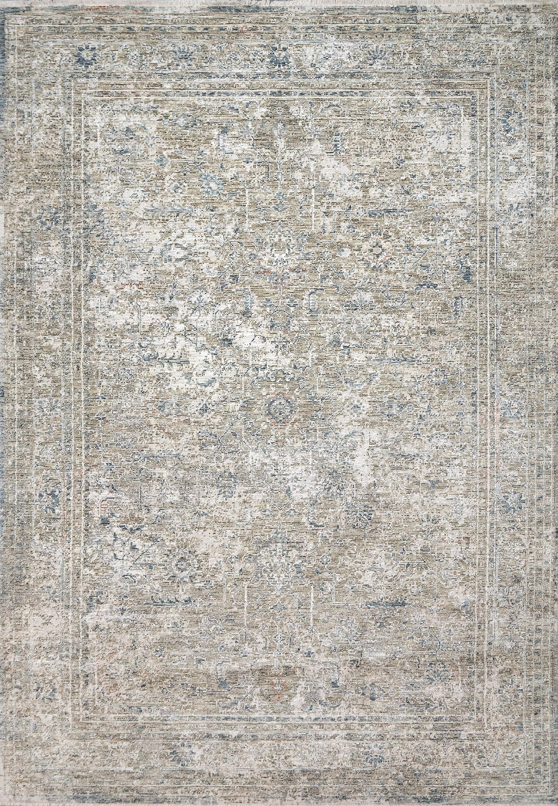 Compass Flare Beige/Ivory/Blue area rug