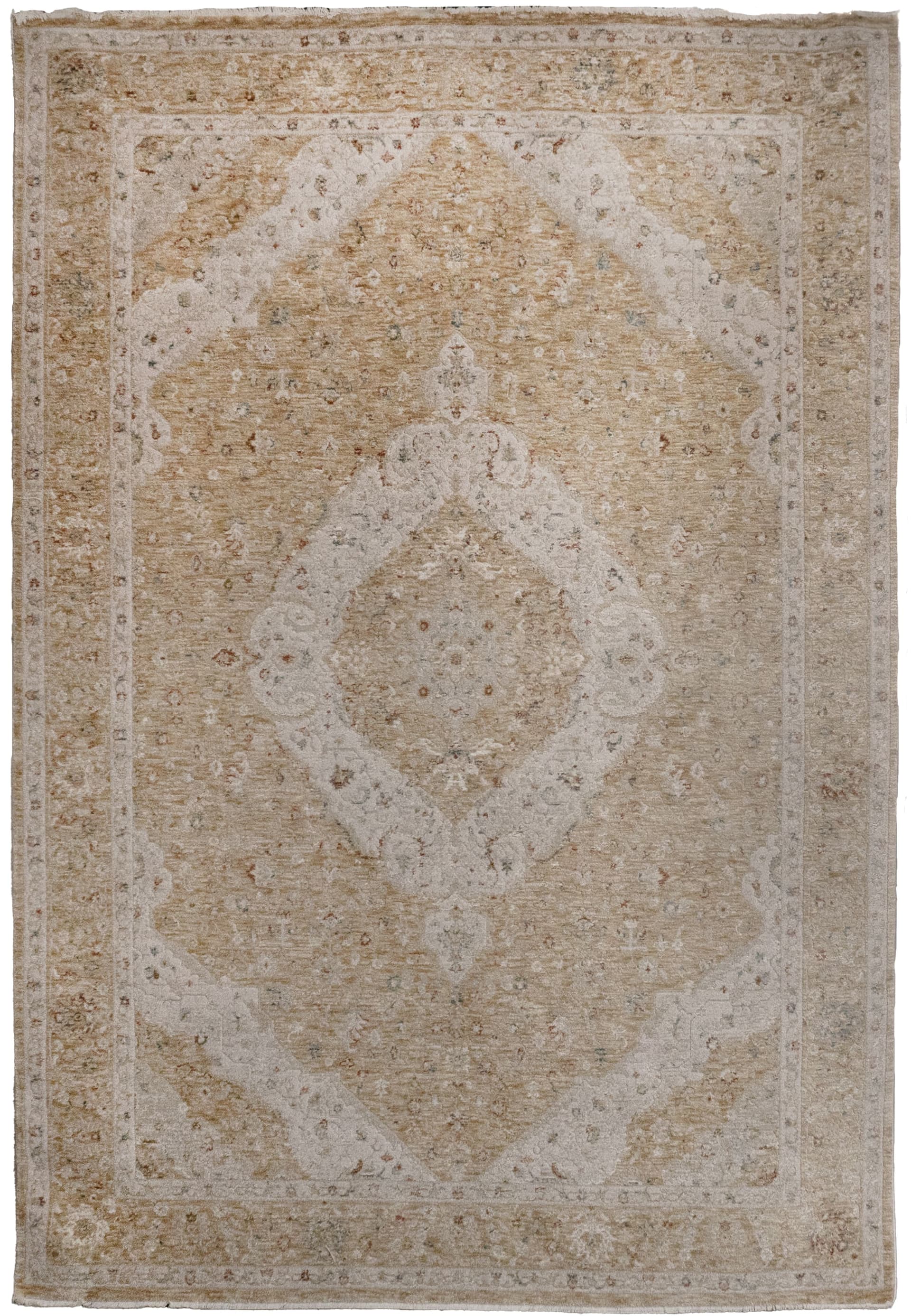 Waterlily Hudson Gold/Cream area rug