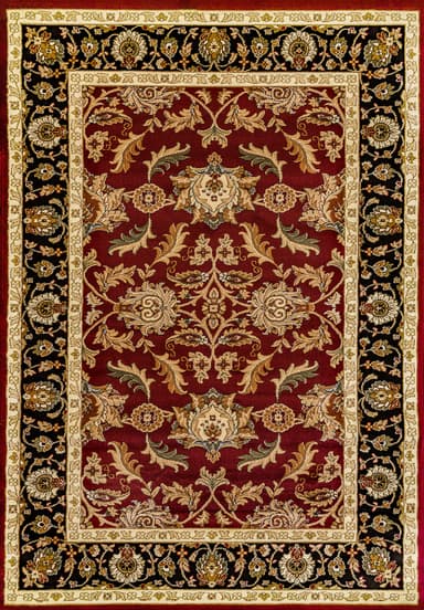 Yazd area rug in Red