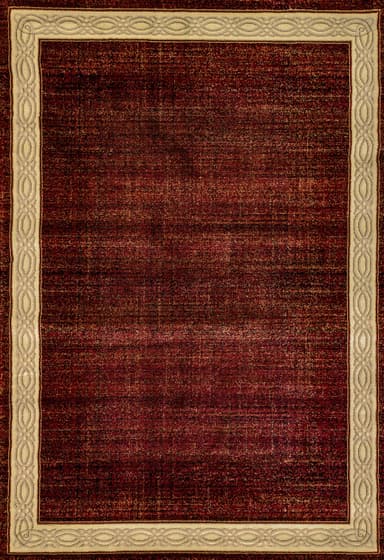 Yazd area rug in Red
