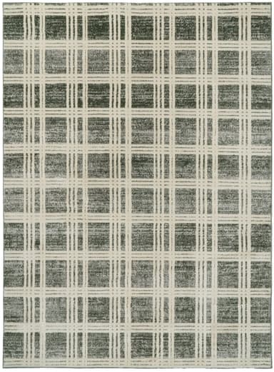 Venedik area rug in Green/Grey