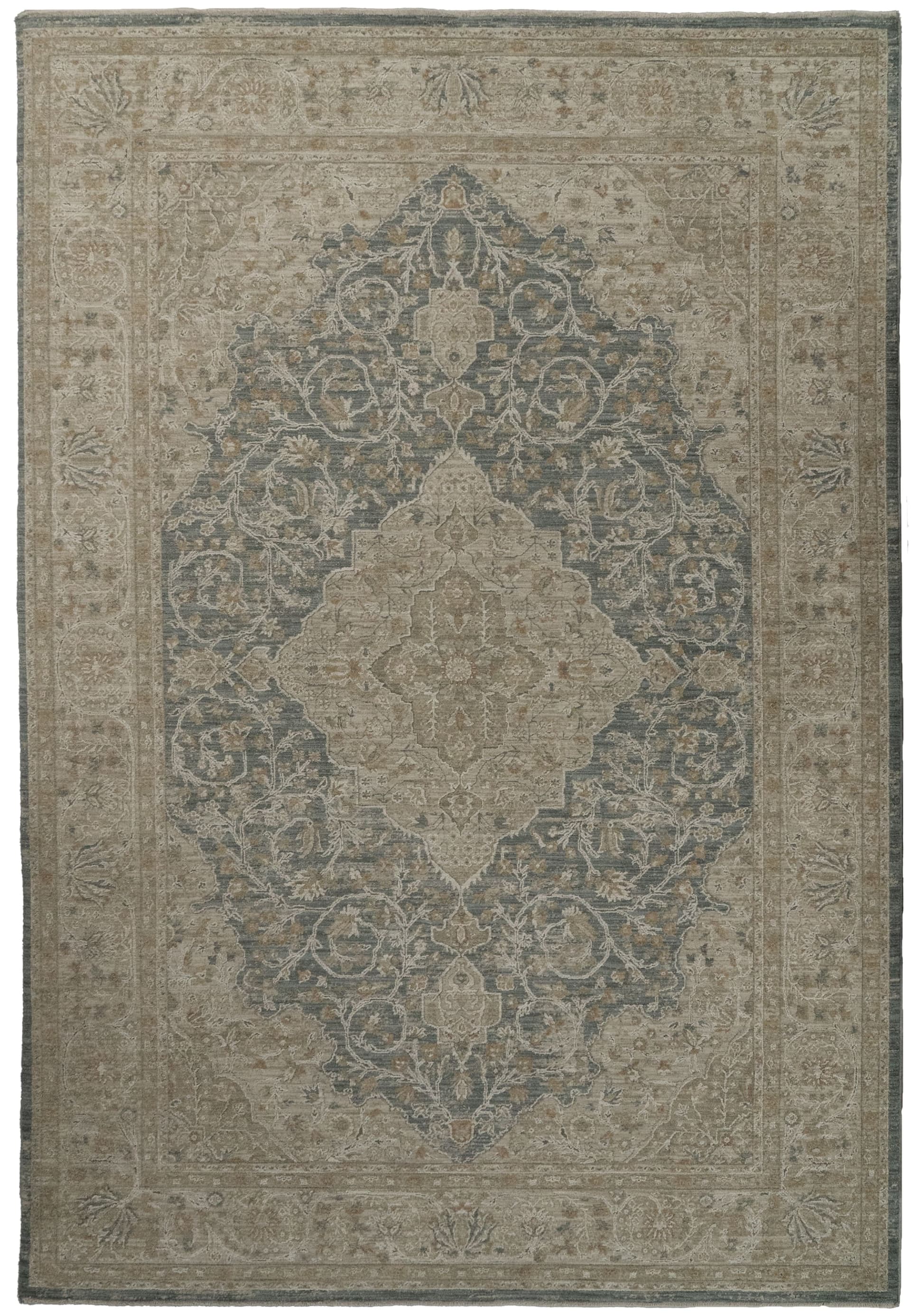 Praline Solace Beige/Blue area rug