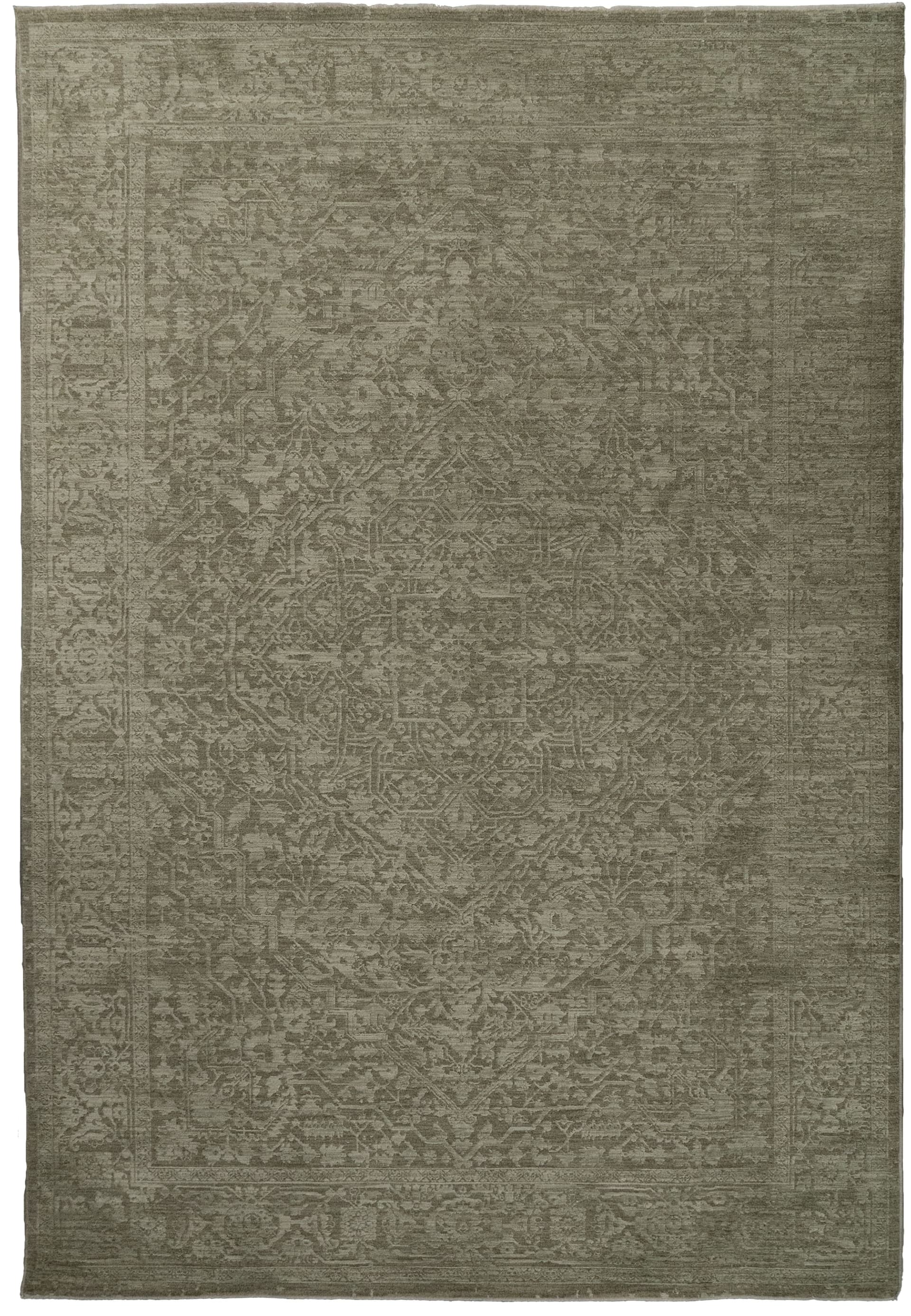 Chevron Meadow Sage/Beige area rug