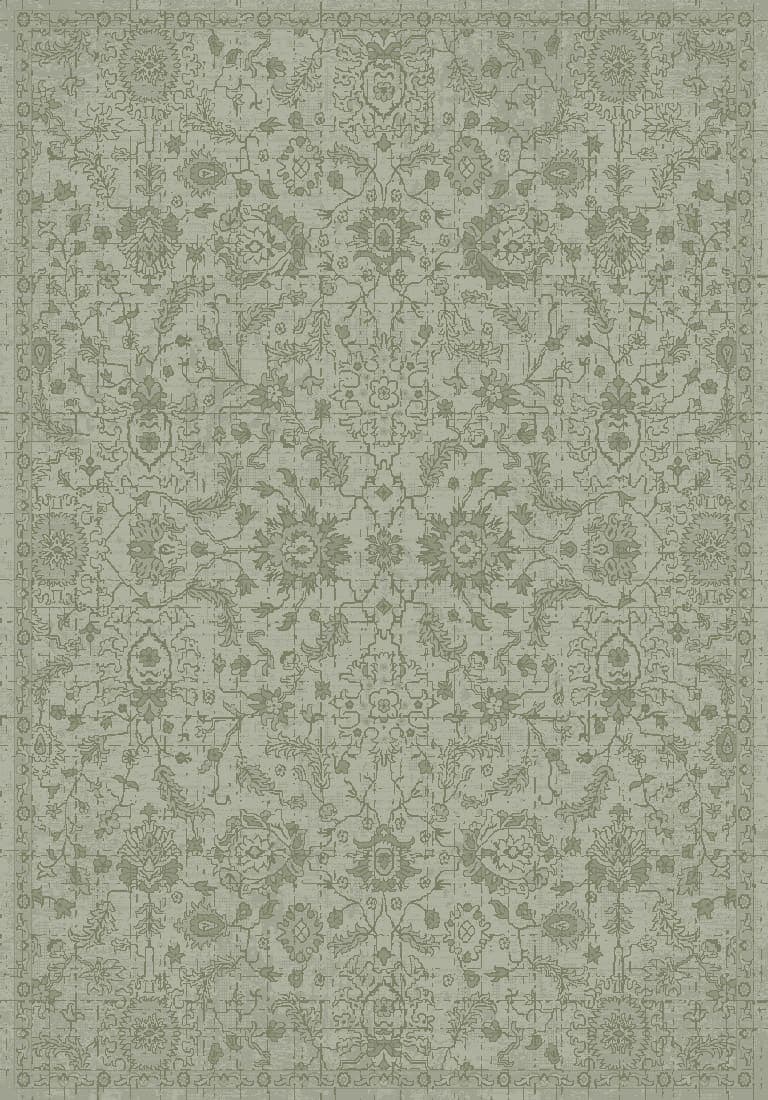 Azalea Sequence Green area rug