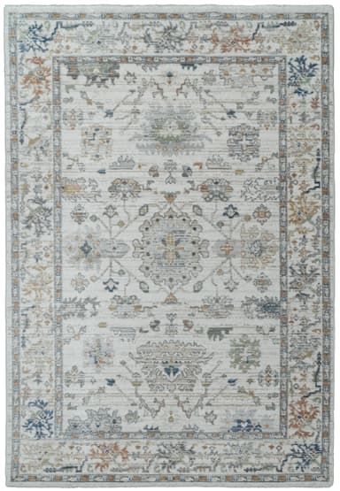 Authentic area rug in Ivory/Multi