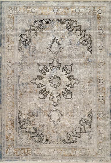 Ruby area rug in Ivory/Grey/Gold