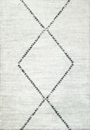 Mehari rug in Ivory/Grey