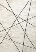 Mehari rug in Ivory/Charcoal