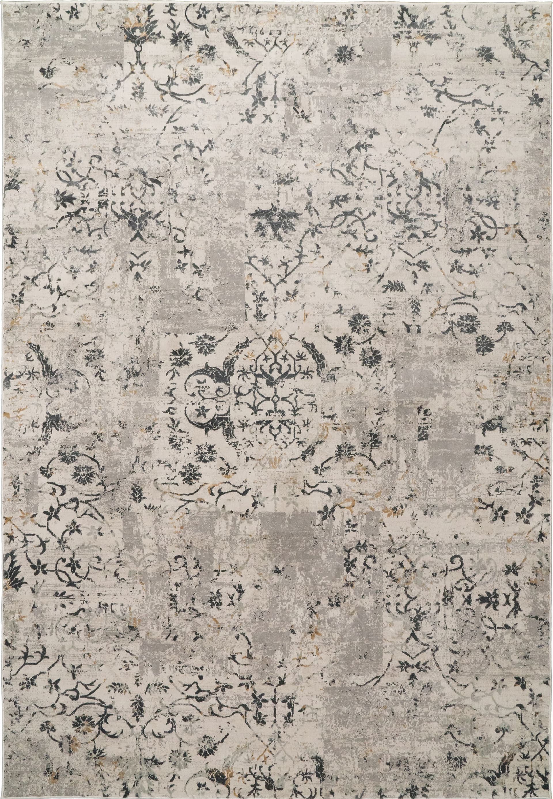 Emerald Quartz Light Grey area rug