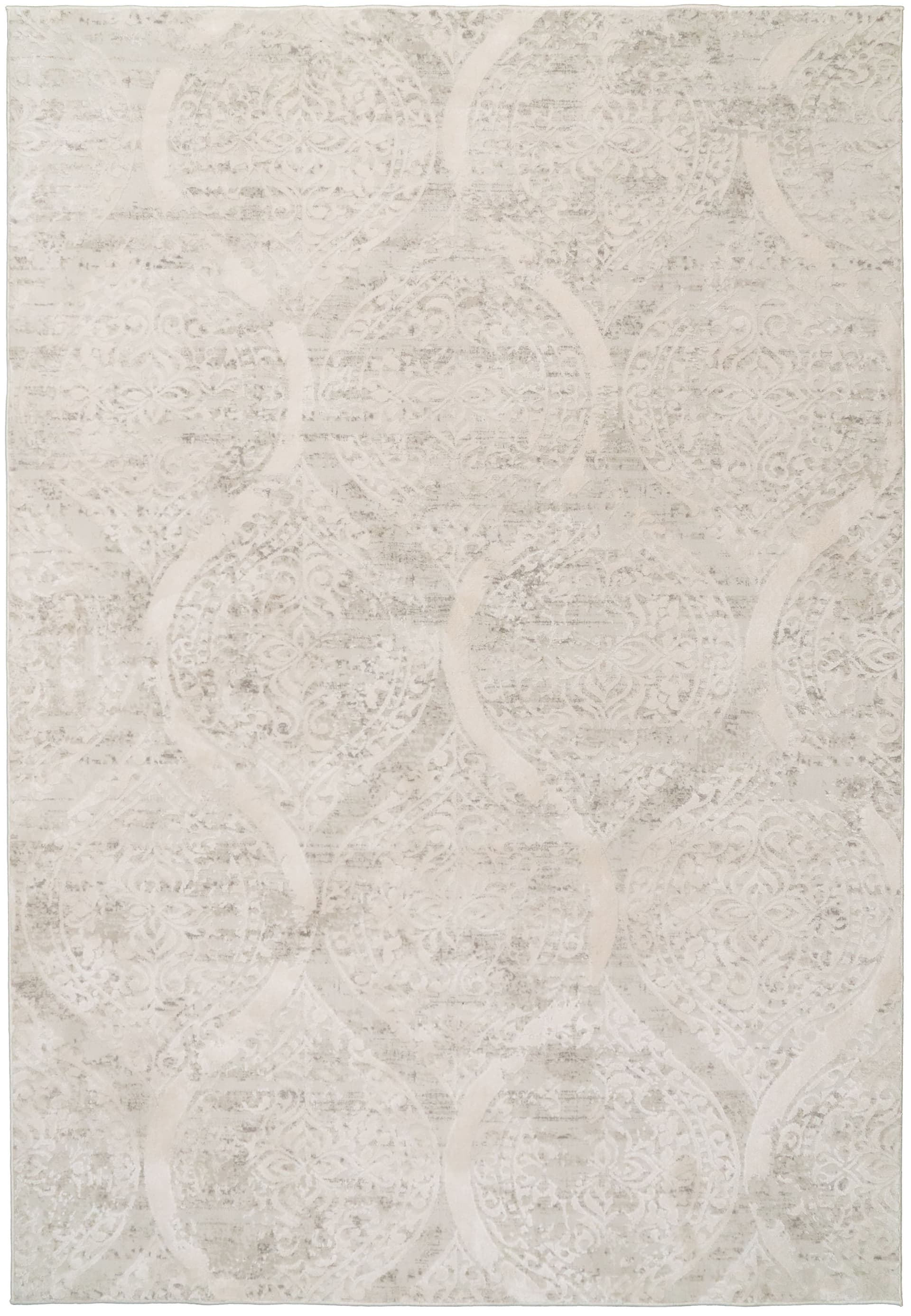 Amethyst Quartz Ivory area rug
