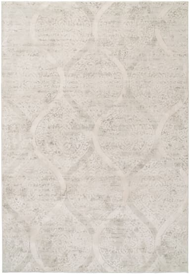 Quartz area rug in Ivory