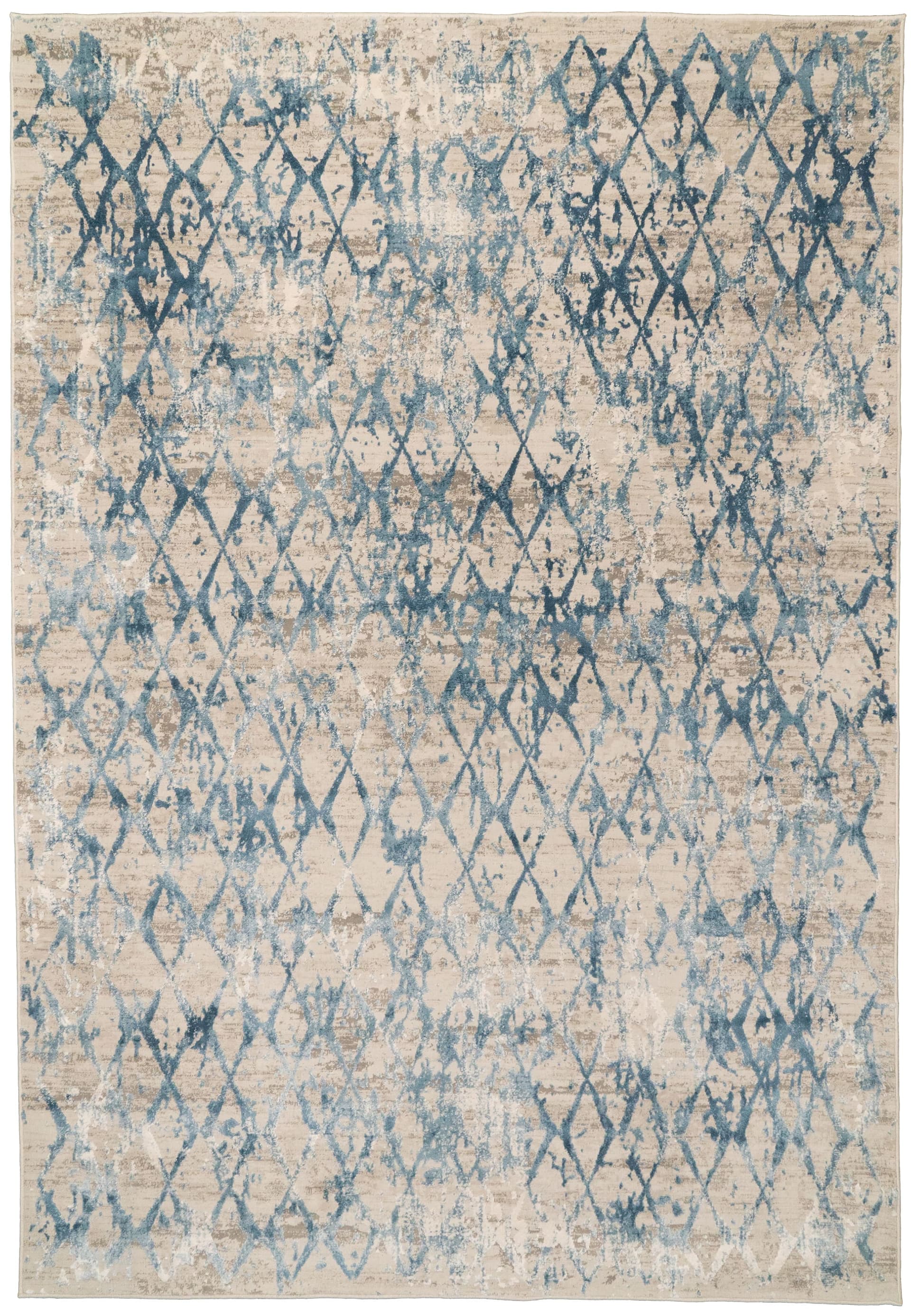 Bluff Quartz Ivory/Blue area rug