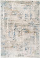 Quartz rug in Ivory/Blue