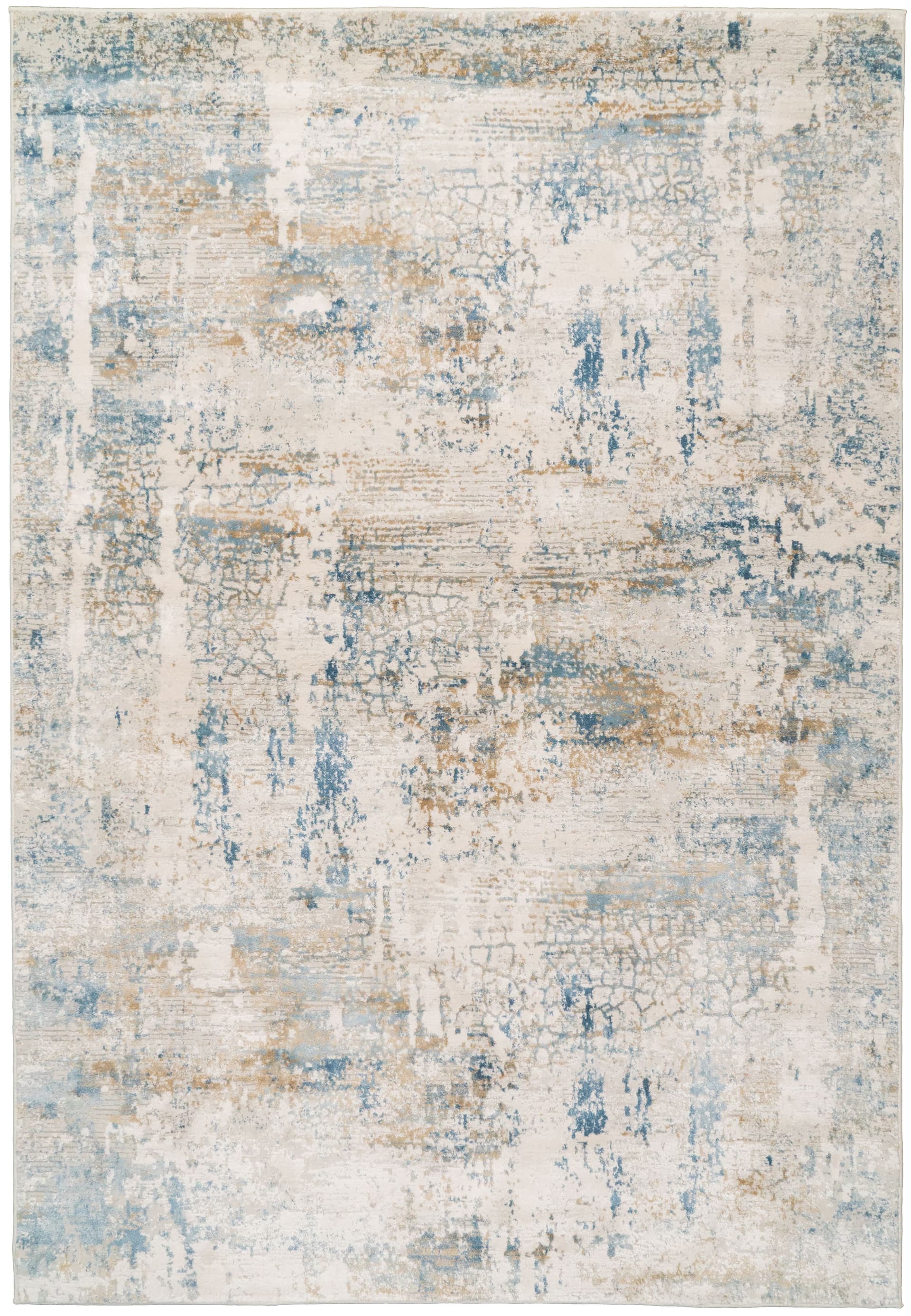 Delta Quartz Ivory/Blue area rug