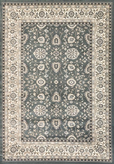 Yazd area rug in Grey/Ivory
