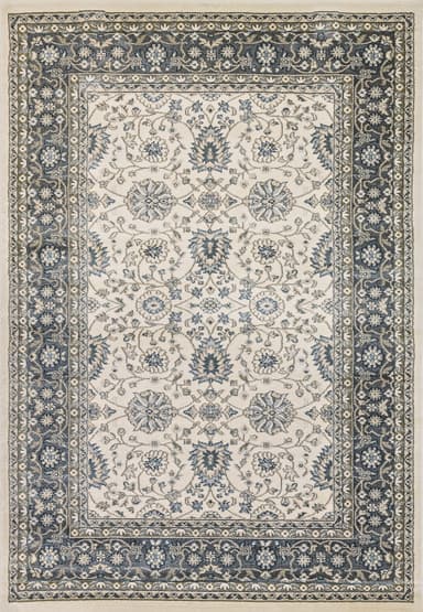 Yazd area rug in Ivory/Grey