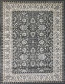 Yazd rug in Grey/Ivory
