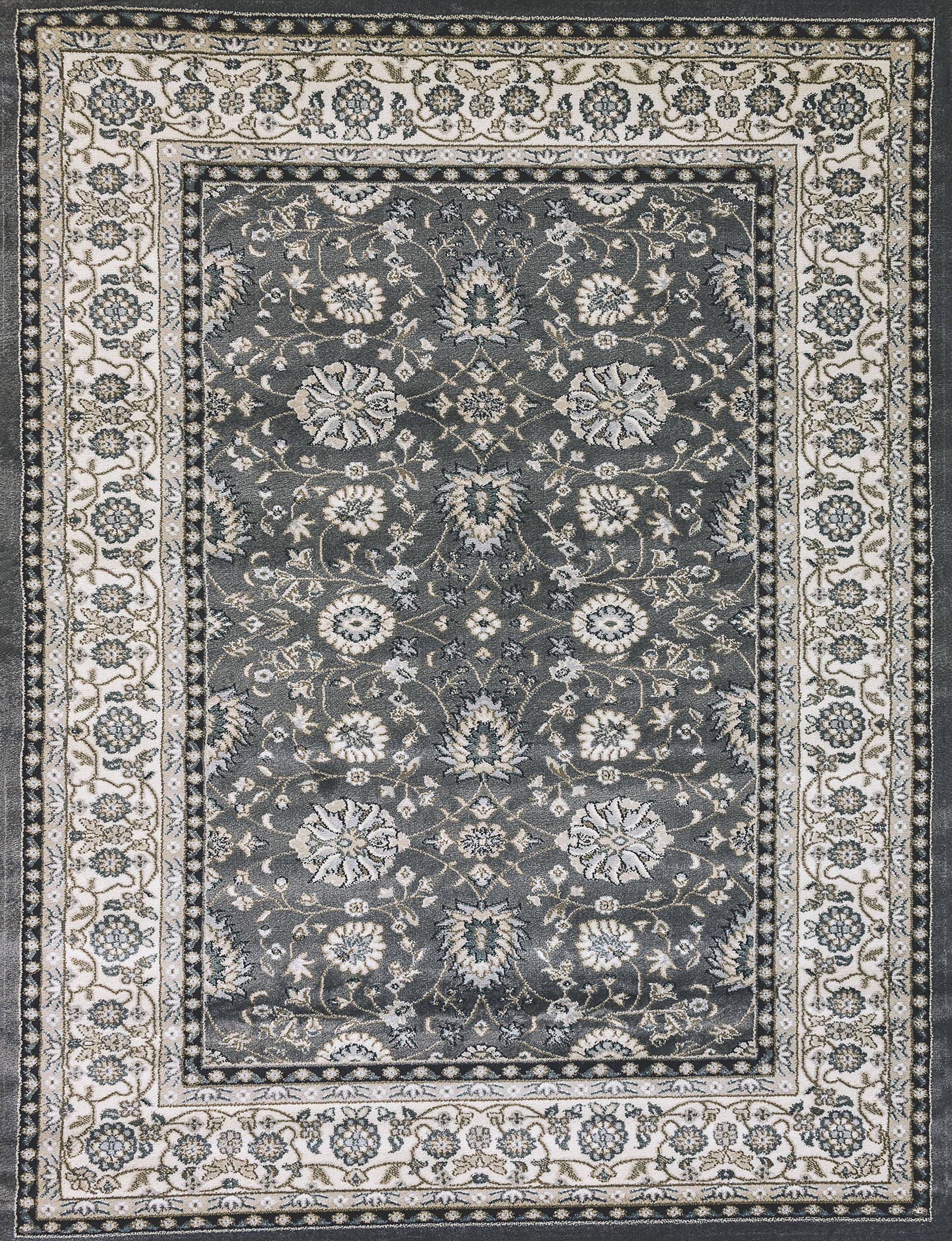 Partridge Yazd Grey/Ivory area rug