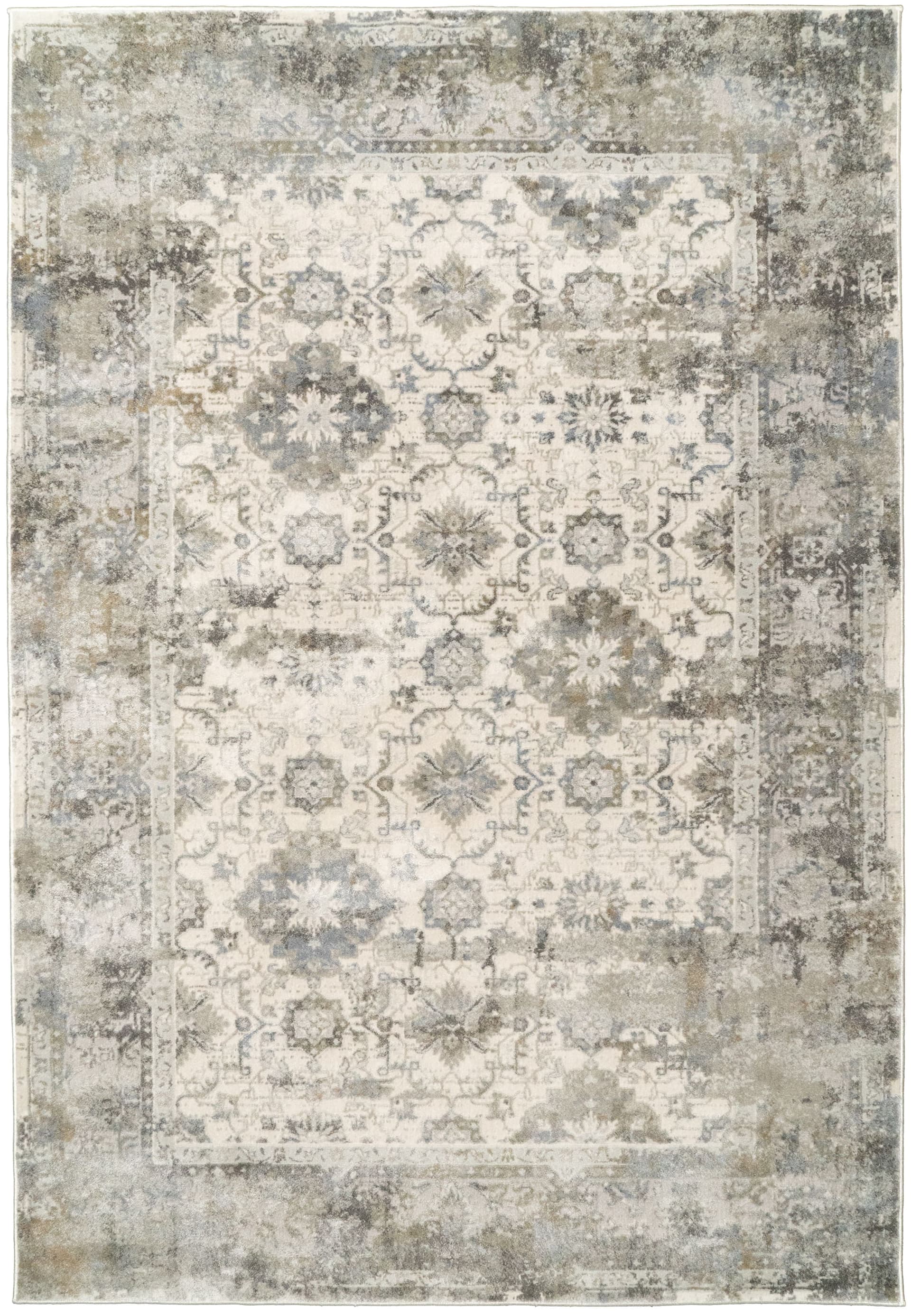 Orion Castilla Cream/Silver area rug