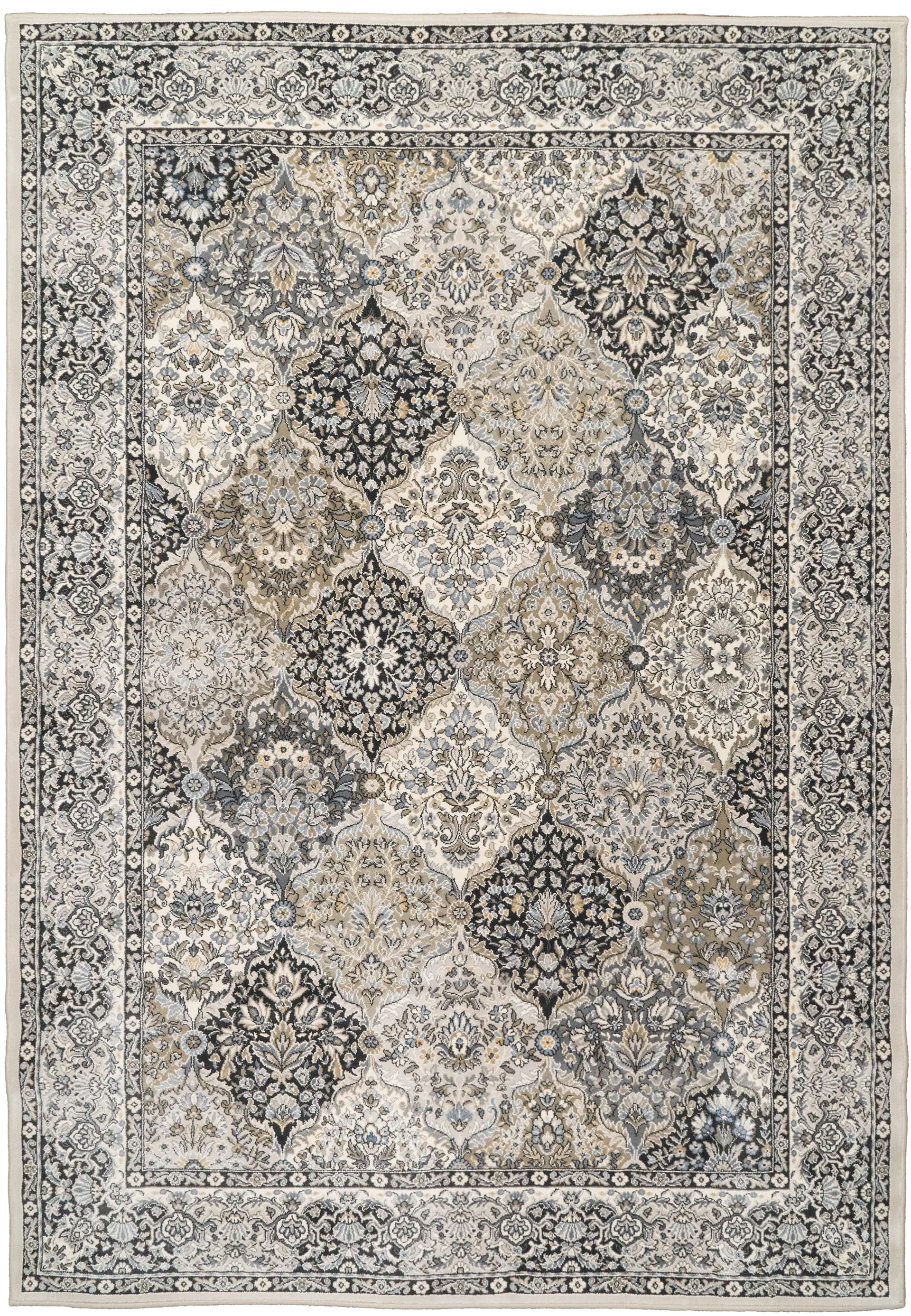 Kashan Cream/Grey rug