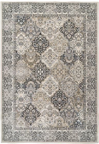 Ancient Garden area rug in Cream/Grey