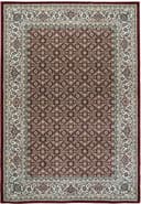 Ancient Garden rug in Red/Ivory