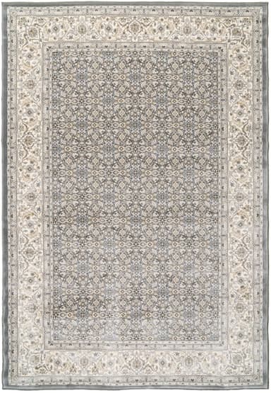 Ancient Garden area rug in Grey/Cream