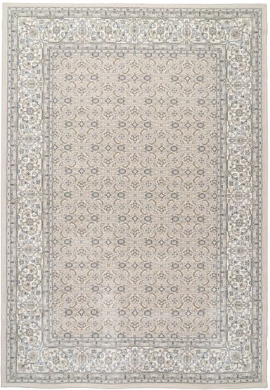 Ancient Garden area rug in Soft Grey/Cream