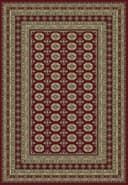Ancient Garden rug in Red/Beige