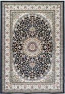 Ancient Garden rug in Blue/Ivory