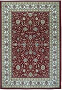 Ancient Garden rug in Red/Ivory