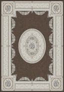 Ancient Garden rug in Brown/Cream
