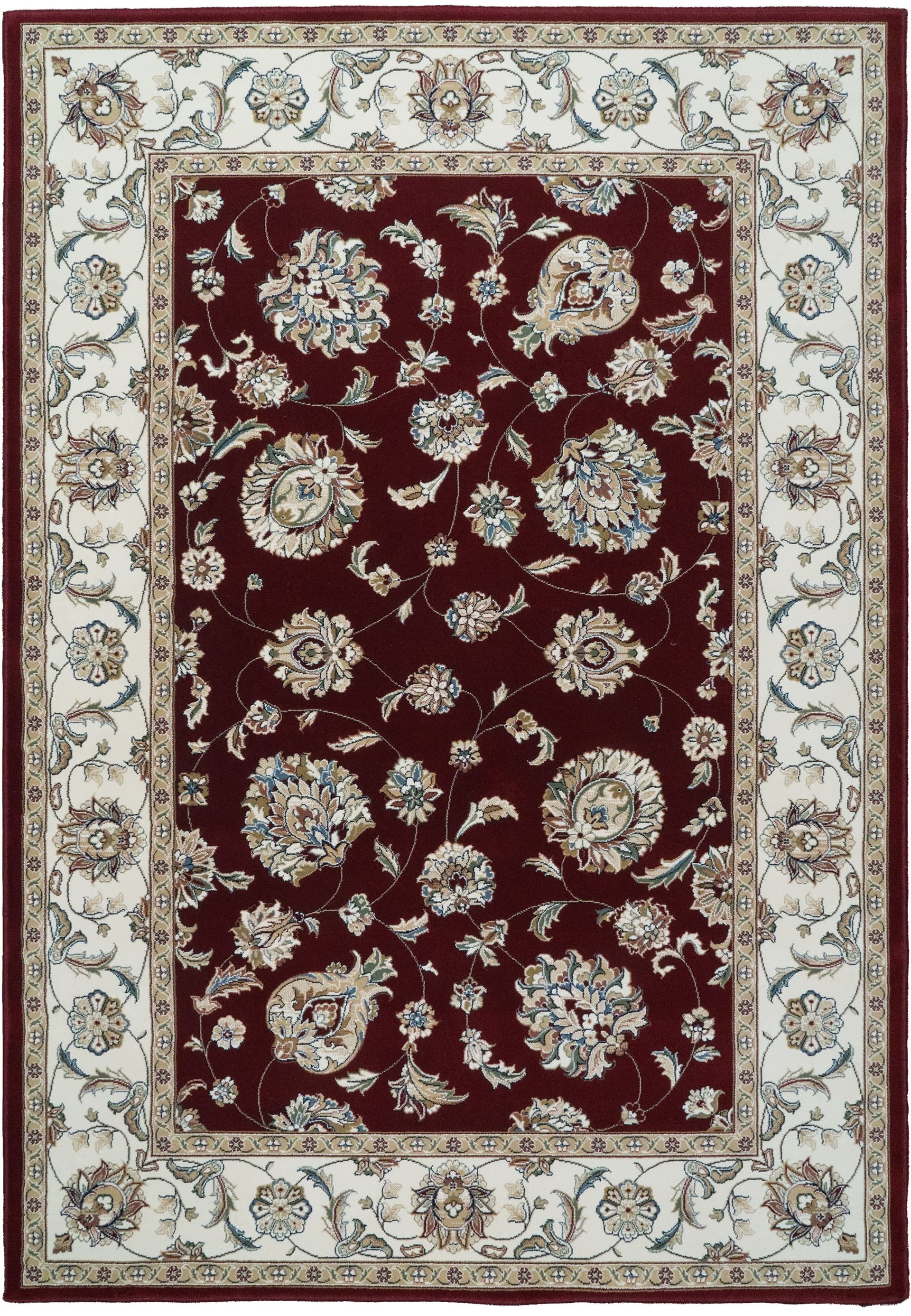 Dahlia Red/Ivory rug