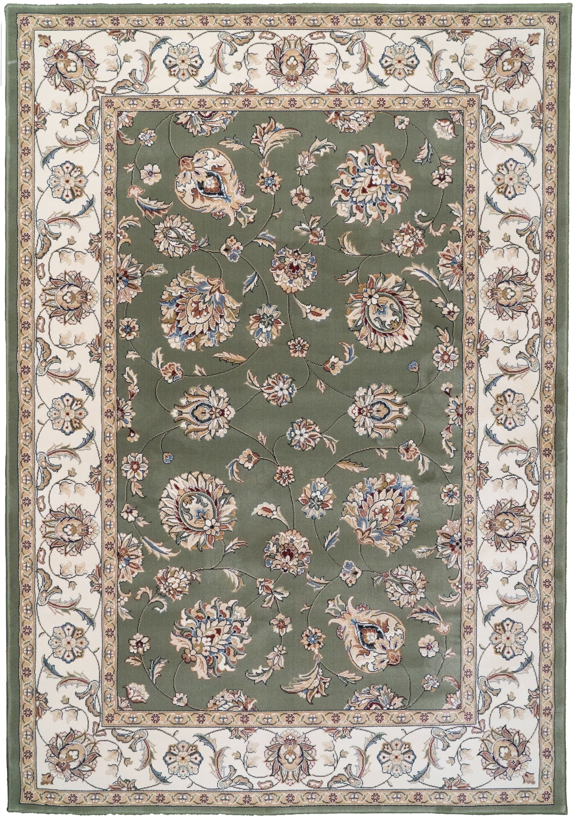 Dahlia Green/Ivory rug