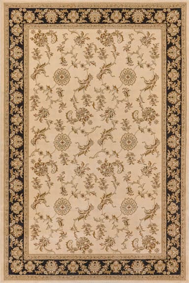 Legacy area rug in Ivory/Black